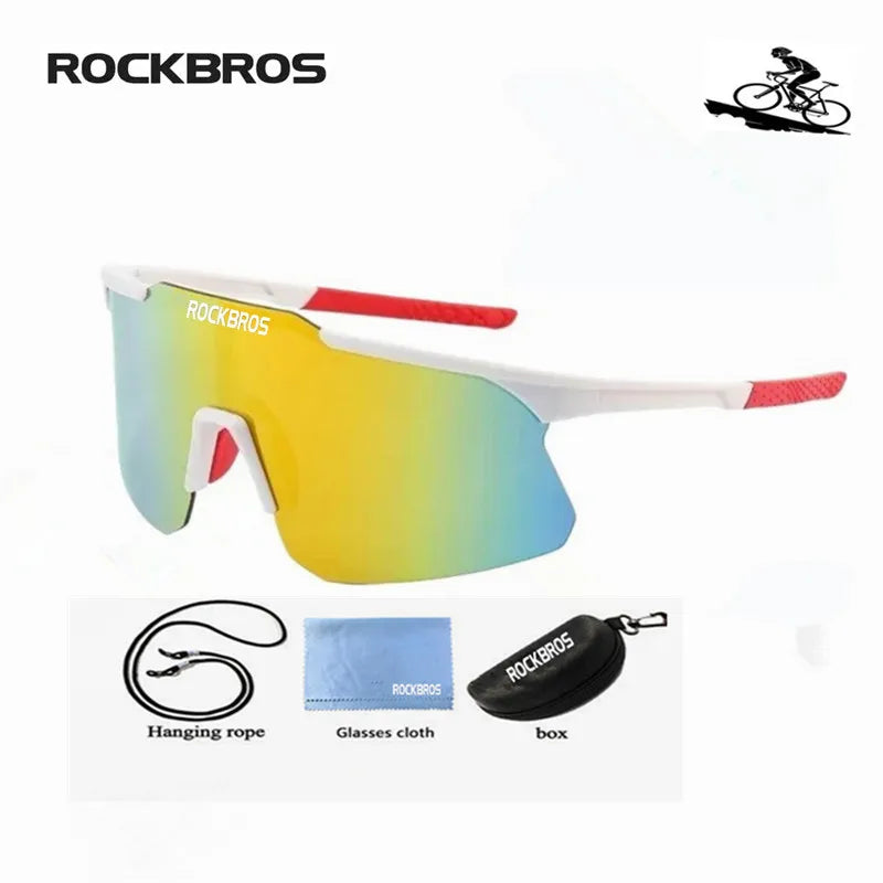 CE-certified UV400 cycling glasses full frame - view 3