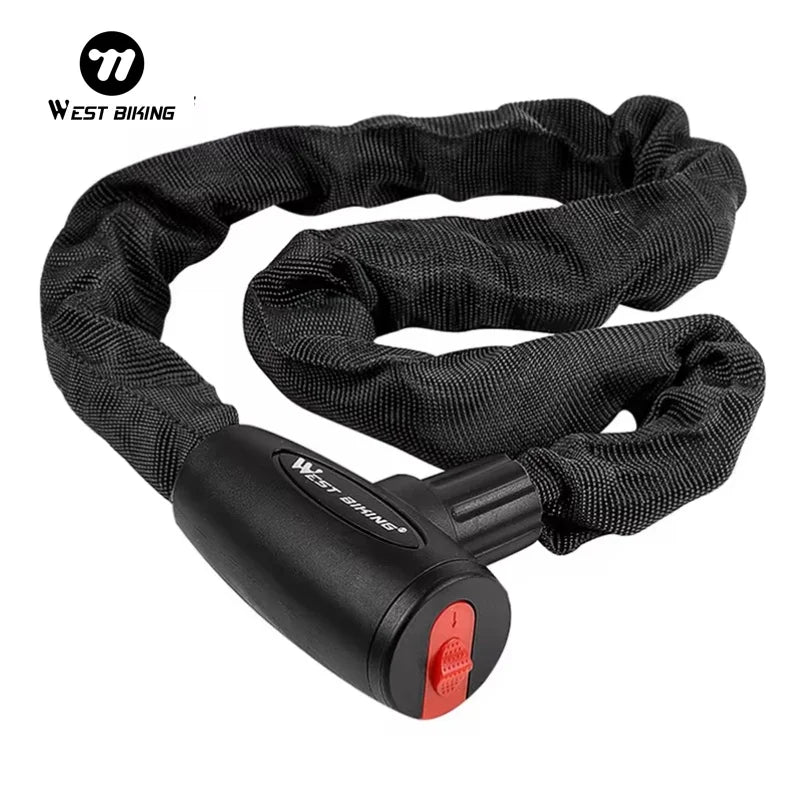WEST BIKING anti-theft chain lock steel - main view