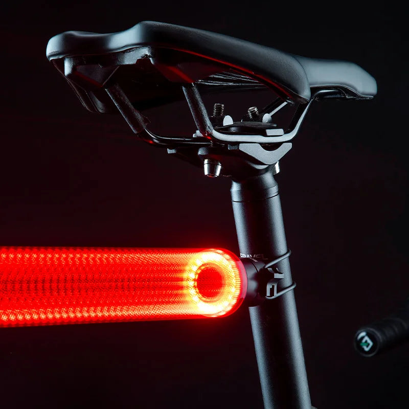 IPX6 waterproof bicycle rear light for night riding - view 2
