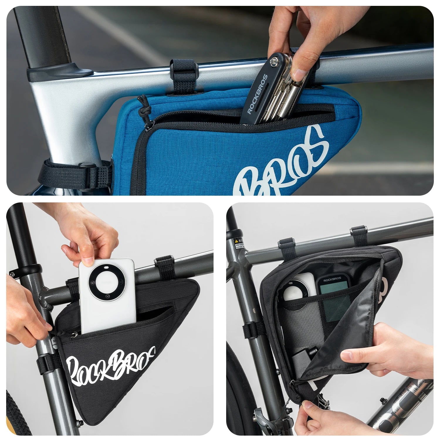 Triangle bag 0.8L 1.4L size options - view 5