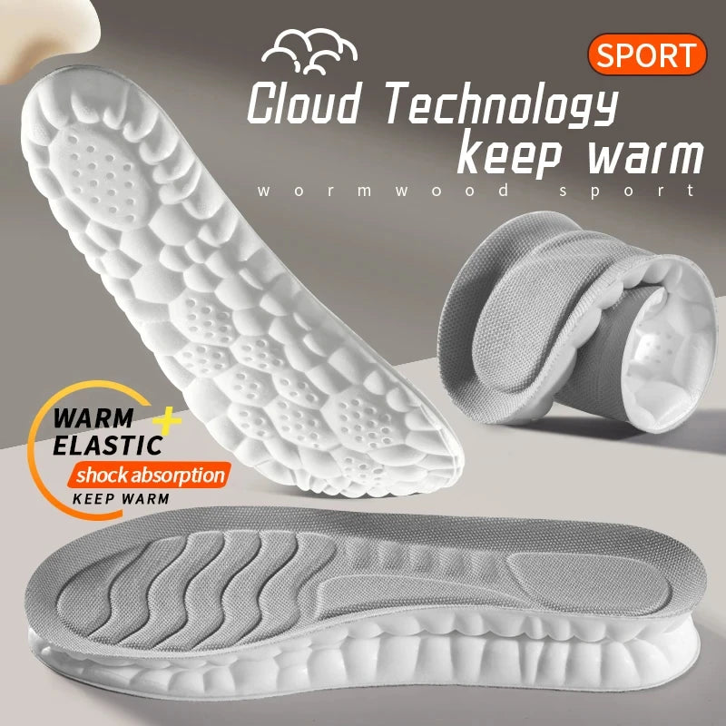 4D cloud insoles yellow green colours - view 11