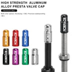 Aluminium valve cap yellow colour - view 3