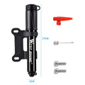 WEST BIKING Mini Bike Pump — 100PSI Aluminum Alloy