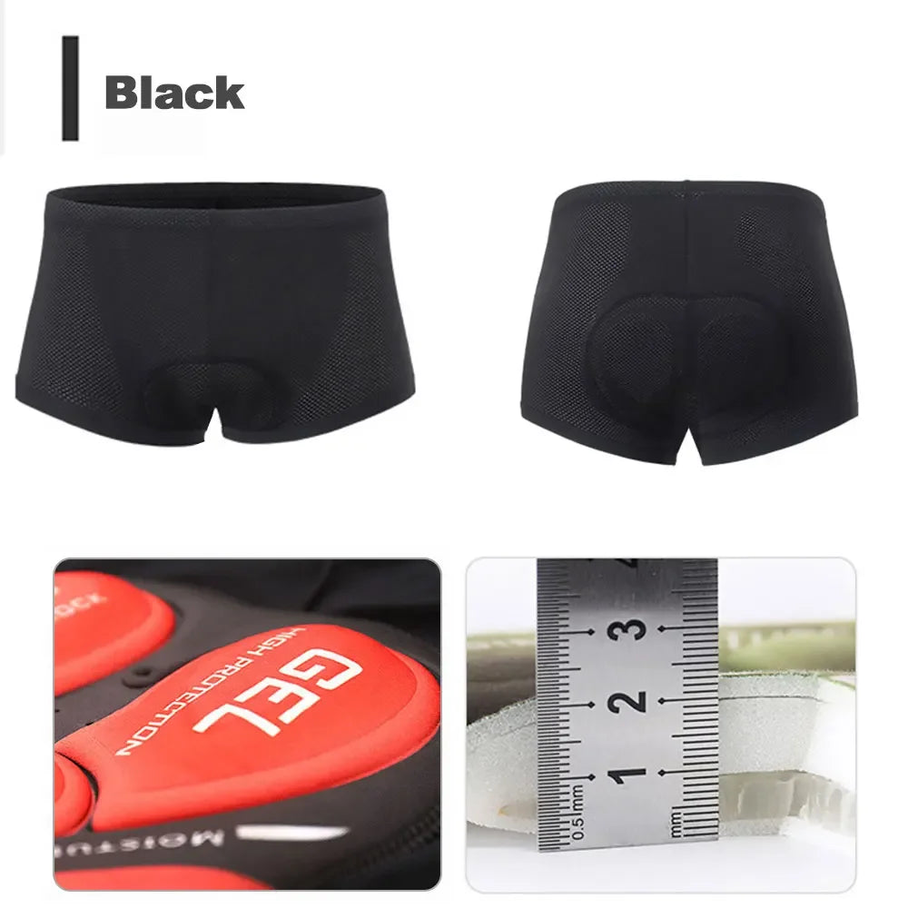 NEWBOLER cycling underwear shorts padding cross-section