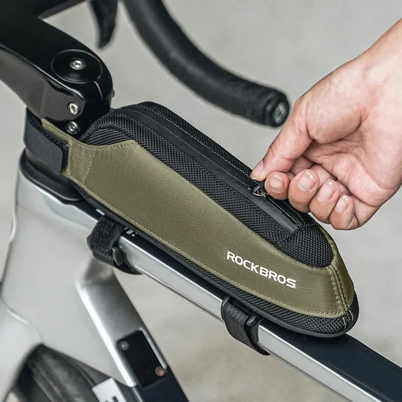 ROCKBROS top bottom tube bike bag one-handed - main view