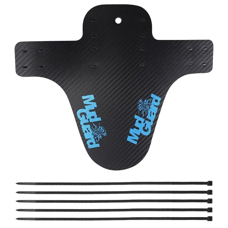 Carbon-Pattern Bike Fender — Universal Mudguard