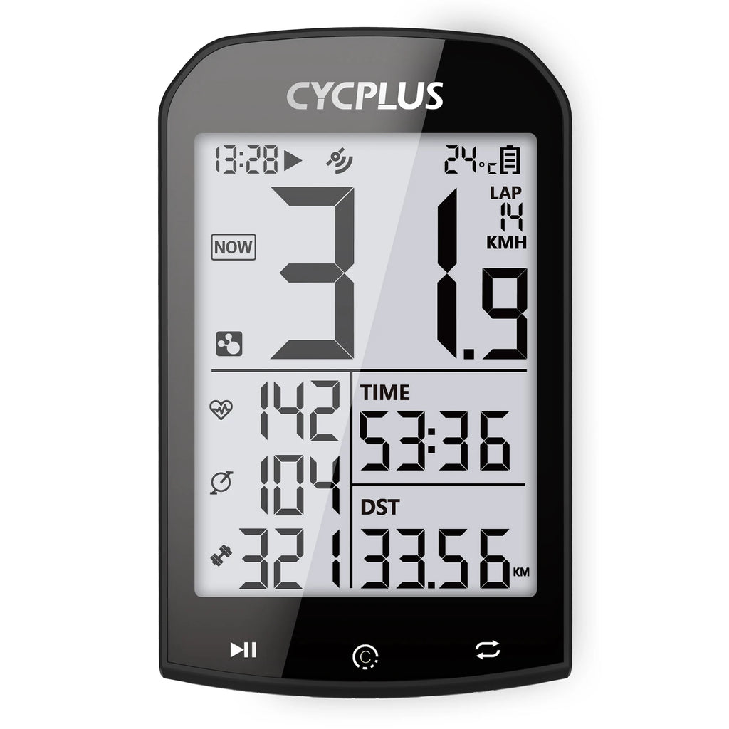 CYCPLUS M1 GPS bike computer Ublox chip - main view