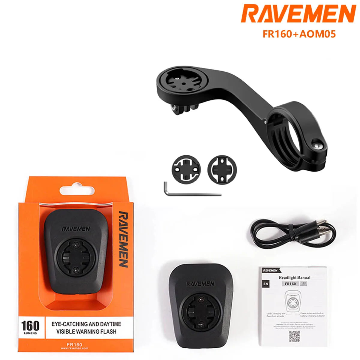 RAVEMEN bike light package contents - view 9