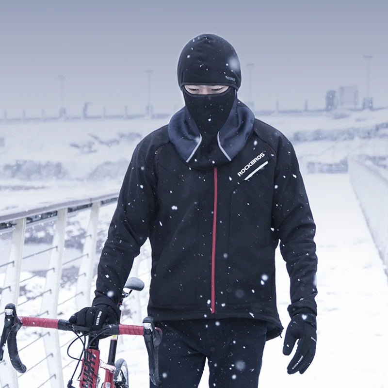 Balaclava worn under bike helmet winter - view 4