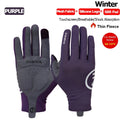 Reflective logo cycling gloves night riding - view 7