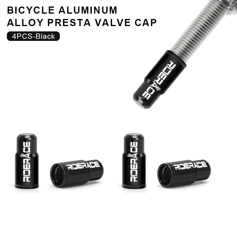 Bike Valve Caps — 2/4/10 Pack Presta Covers