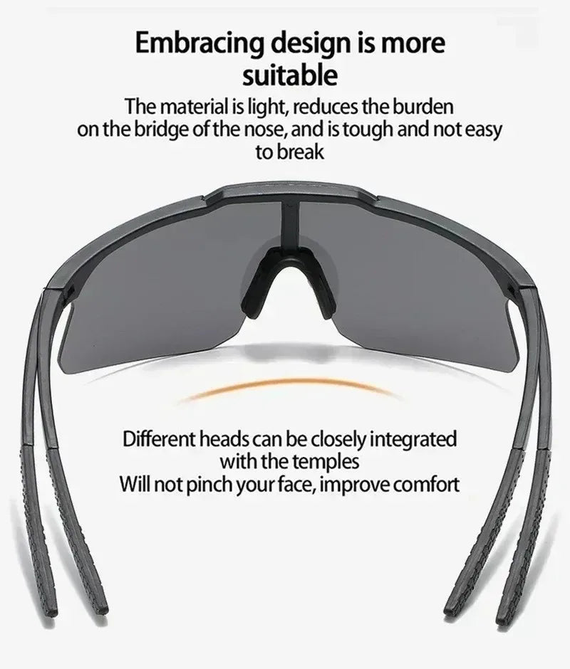 Windproof cycling sunglasses for driving and MTB - view 5