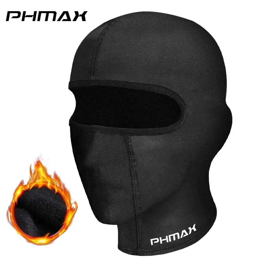 Thermal fleece balaclava face cover for cold weather riding - view 7