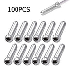 Brake shifter cable tips aluminium - view 2