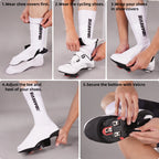 Anti-slip silicone cuff shoe cover detail - view 6