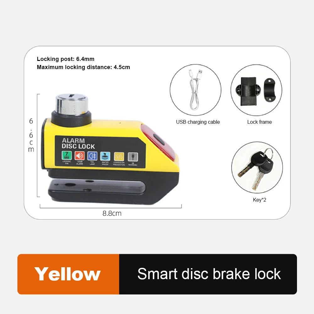 Anti-theft alarm lock aluminium alloy - view 8