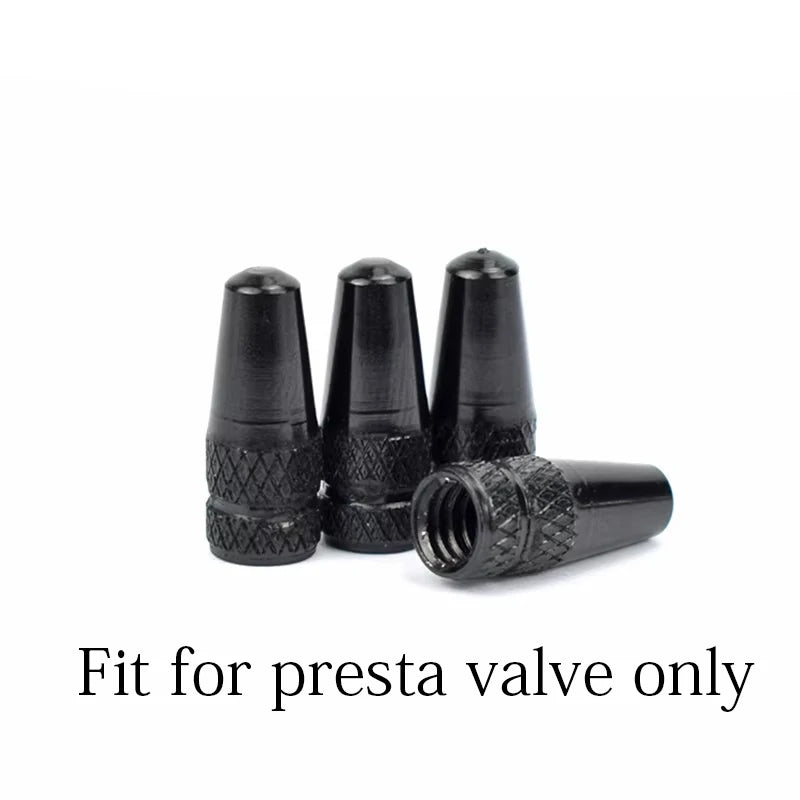 Aluminium Presta Valve Caps — Dustproof