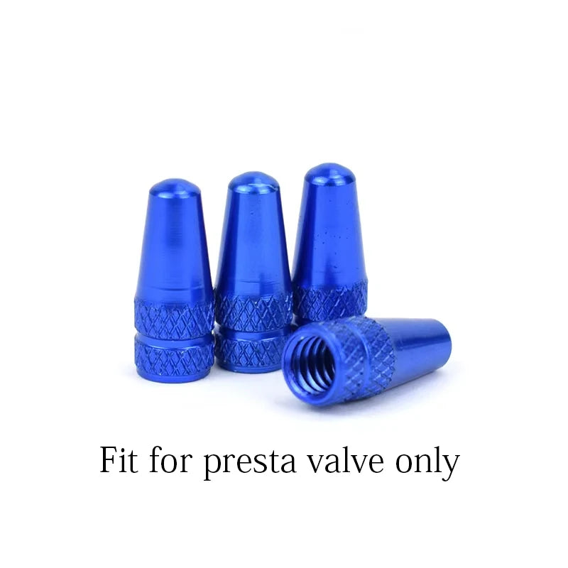 Aluminium Presta Valve Caps — Dustproof