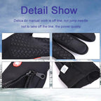 Touch screen compatible winter gloves - view 4