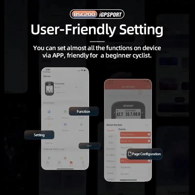 iGPSPORT BSC200 with out-front mount - view 6