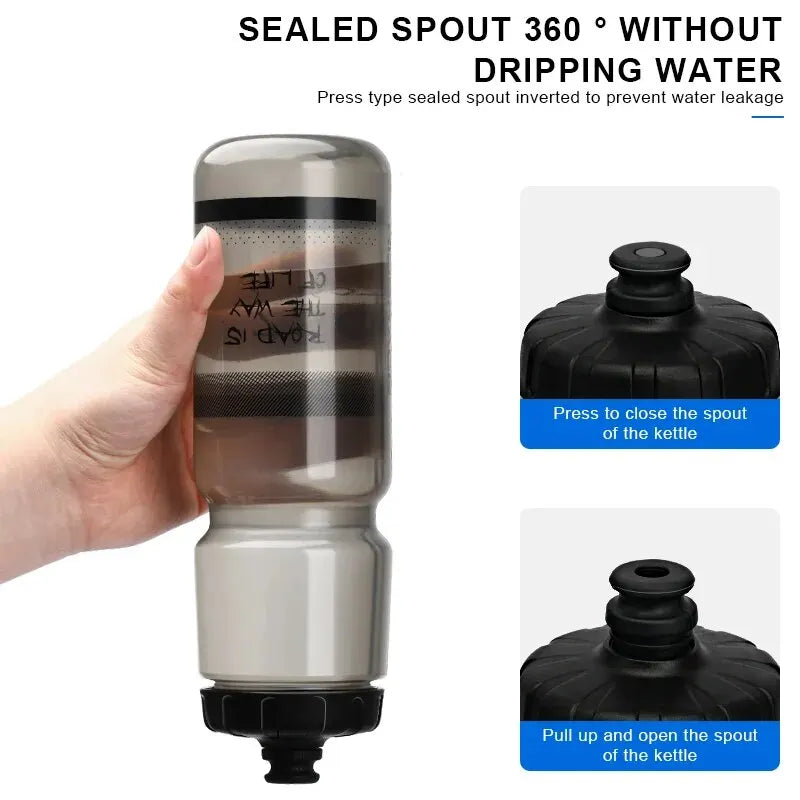 Water bottle black colour PP plastic - view 3