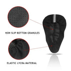 Breathable saddle cushion cover black - view 4