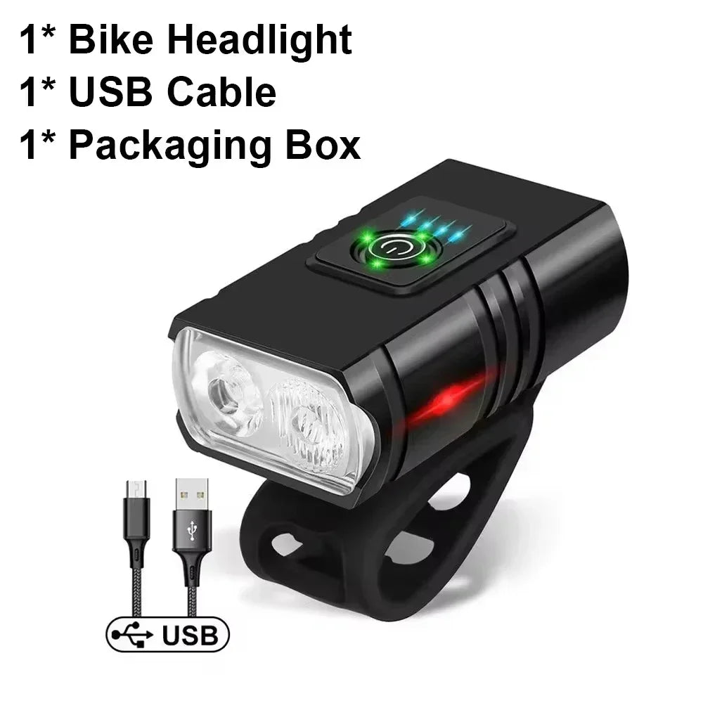 Aluminium alloy bike front light durable - view 10