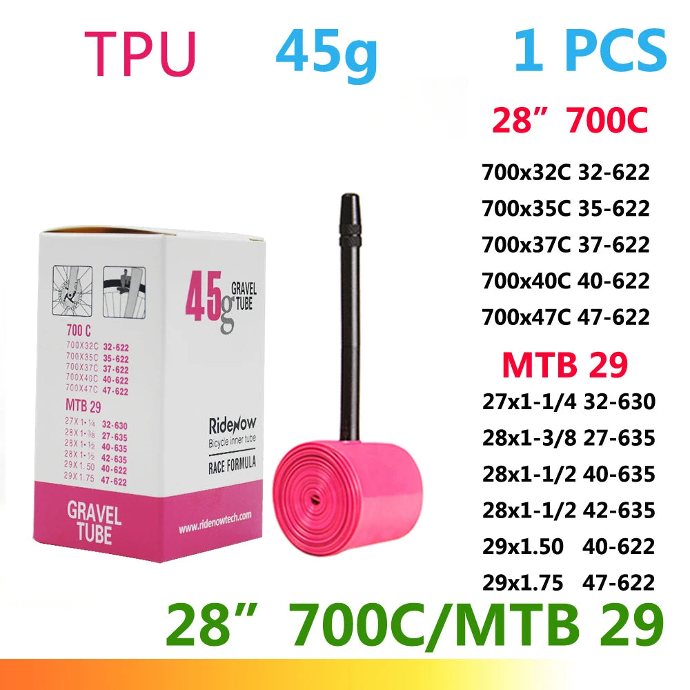 Presta valve TPU bike tube detail - view 8