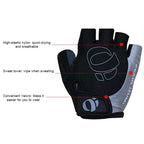 Cycling gloves yellow breathable mesh - view 2