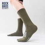 Shock-absorbing MTB road bike socks green - view 4