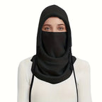 Windproof winter neck warmer hood for motorcycle and cycling - view 3