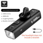 Bike front light charging port detail - view 7