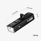 TOSUOD bike light brightness levels comparison - view 6