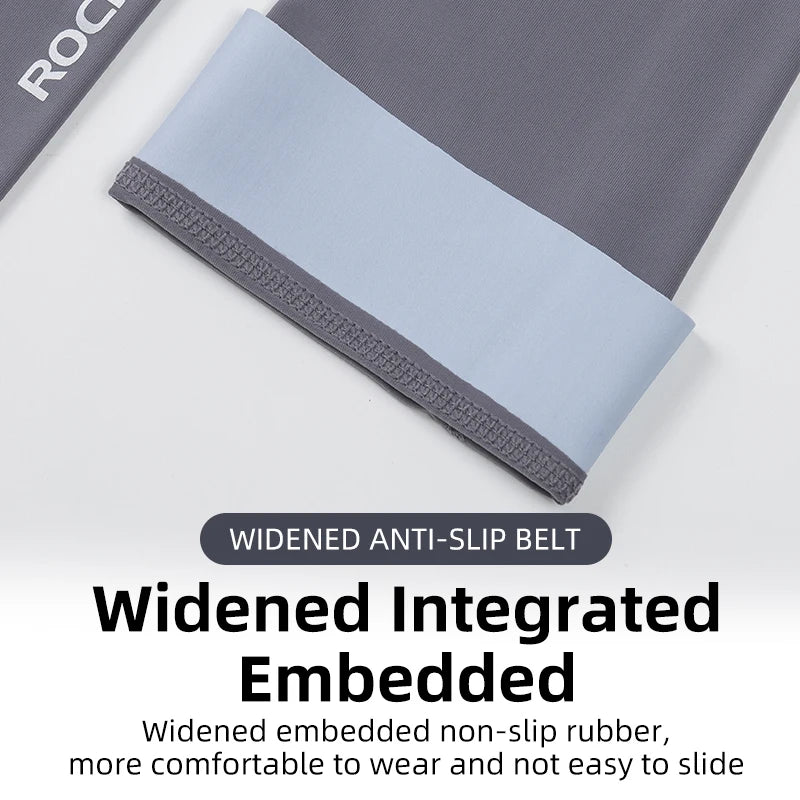 Cooling ice silk arm cover with sun protection - view 4