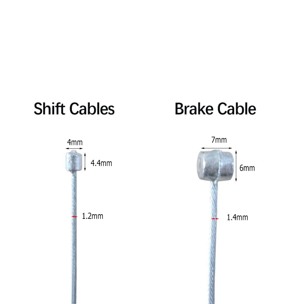 Stainless steel bicycle inner cable set - view 2