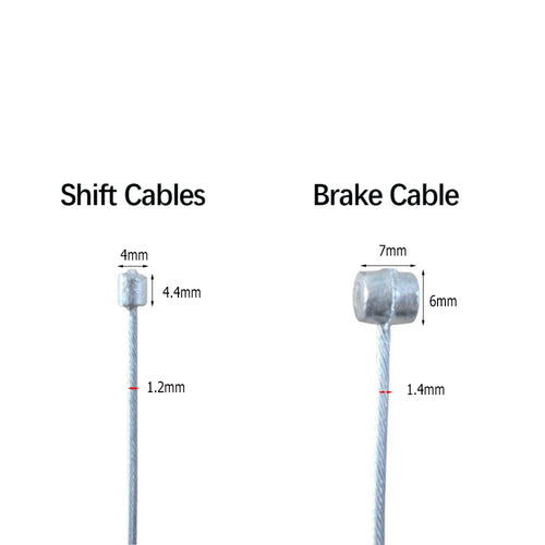 Stainless steel bicycle inner cable set - view 2
