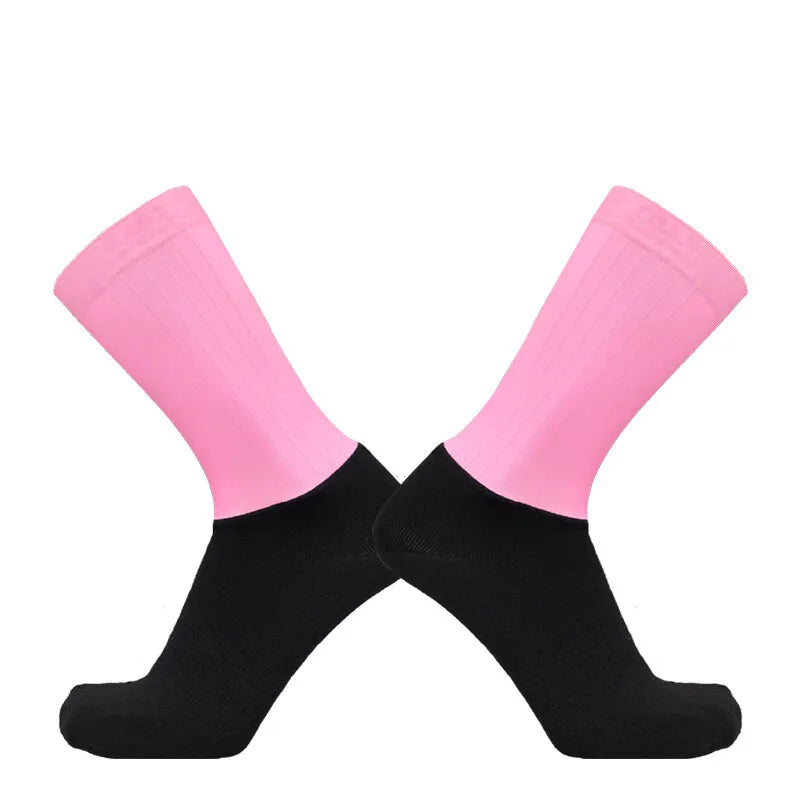 Cycling socks knee-high compression detail - view 14