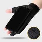 Tactical cycling gloves black - view 5