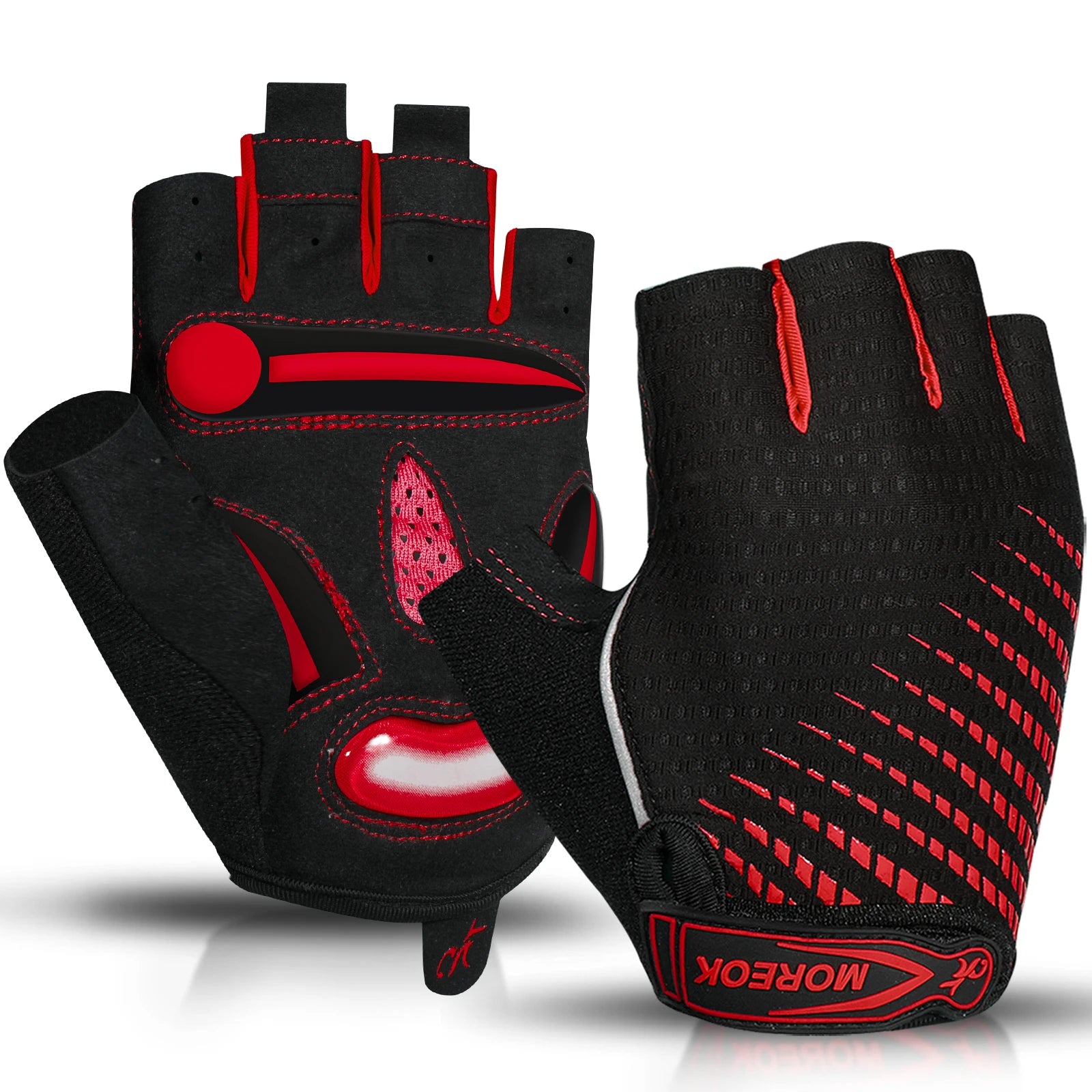 5mm gel pad cushioning cycling gloves - view 7