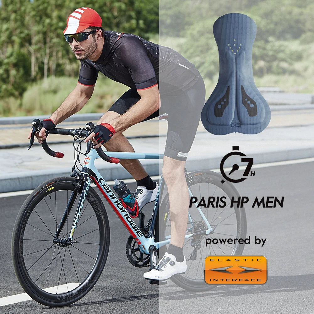 Bib shorts slim aerodynamic fit black - view 2