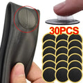 Puncture repair patch application detail - view 7