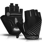 Non-slip cycling gloves grip detail - view 5