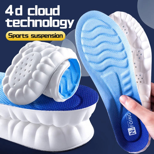 4D cloud technology sports insoles shock absorption - main view
