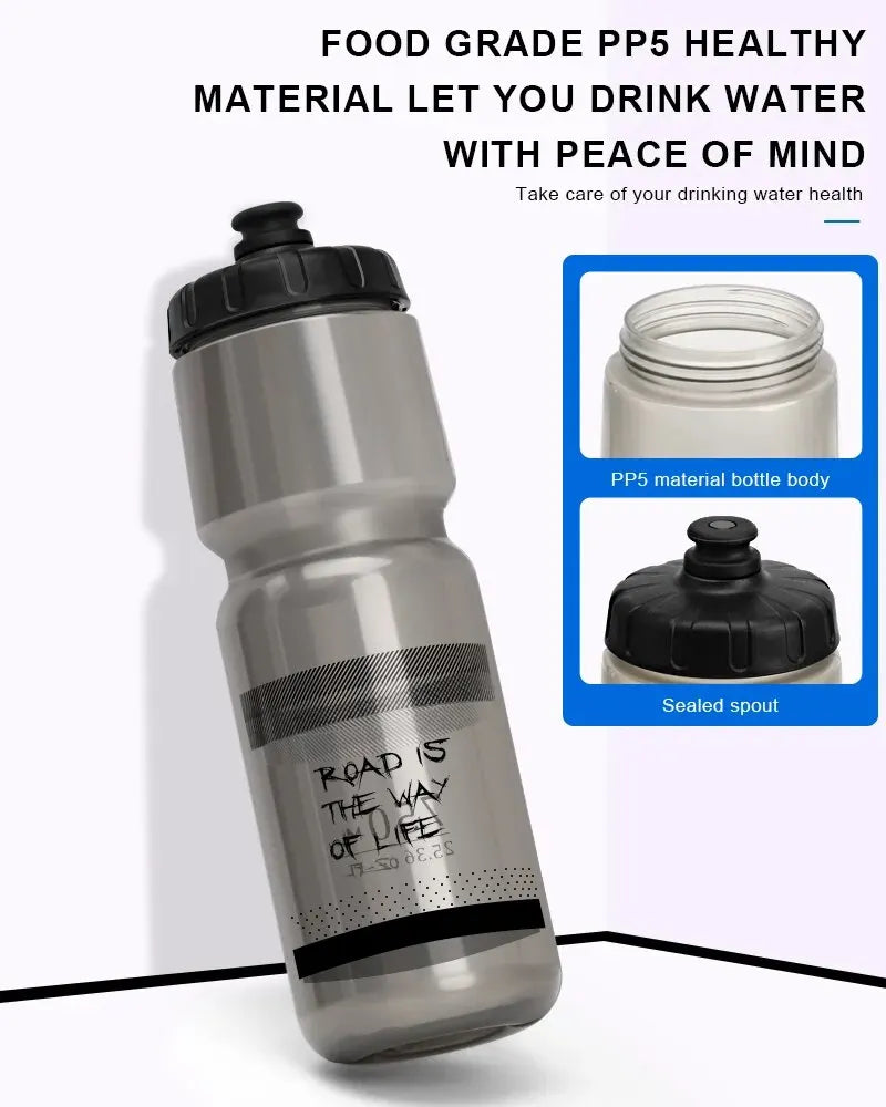 Cycling water bottle white colour - view 2