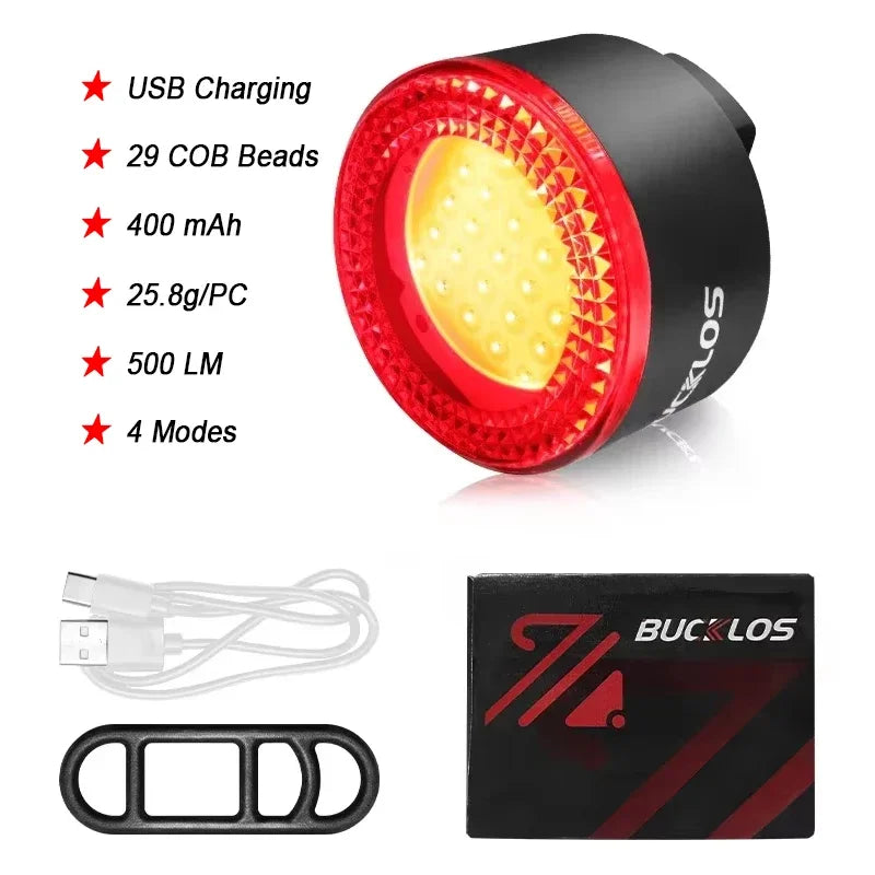 Rechargeable bike lights IPX6 waterproof - view 9