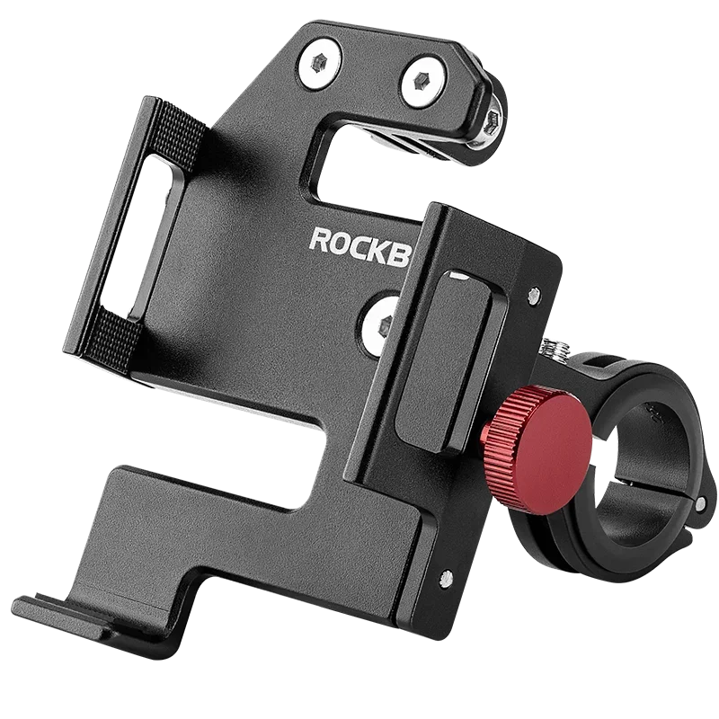 Bike phone mount black aluminium build - view 7