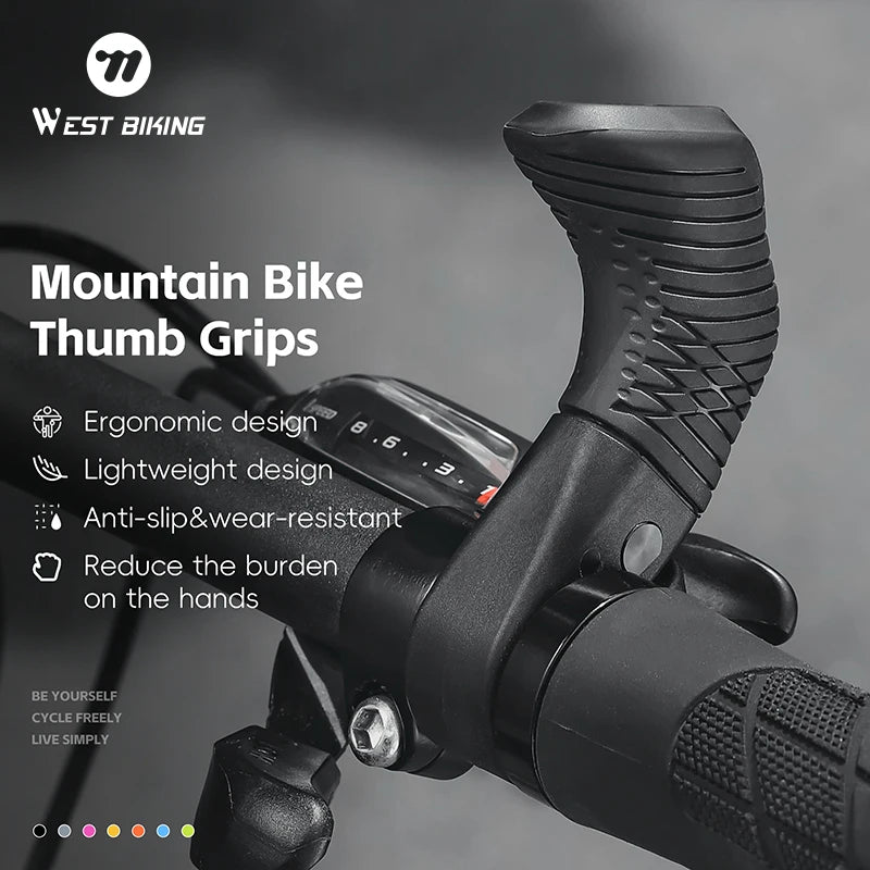 WEST BIKING Bar End Grips — Ergonomic Inner Handlebar