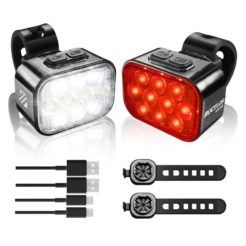 COB bike tail light red waterproof - view 7