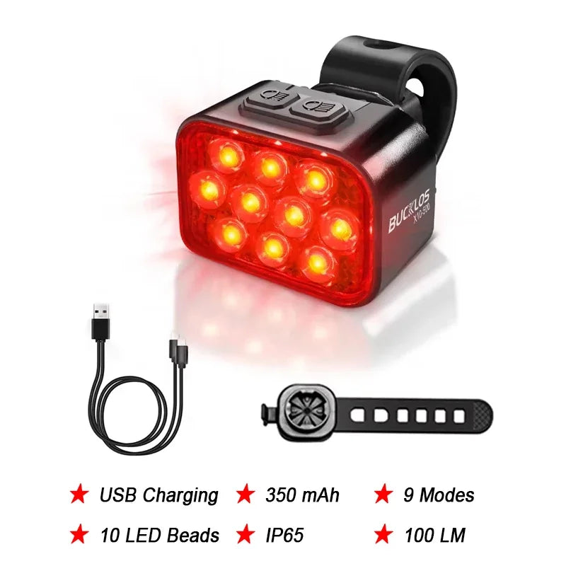 BUCKLOS COB front and rear light set - view 8