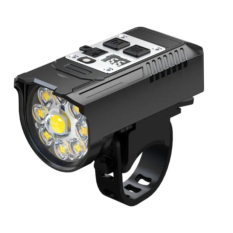Bicycle headlight for night commuting and camping - view 11